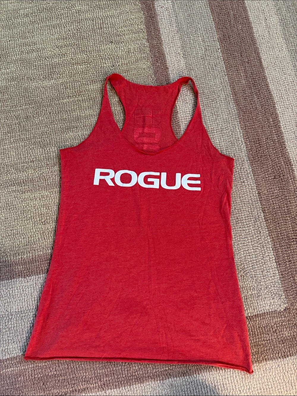 Rogue Red Racerback Logo Tank Dottir CrossFit Women’s Sm